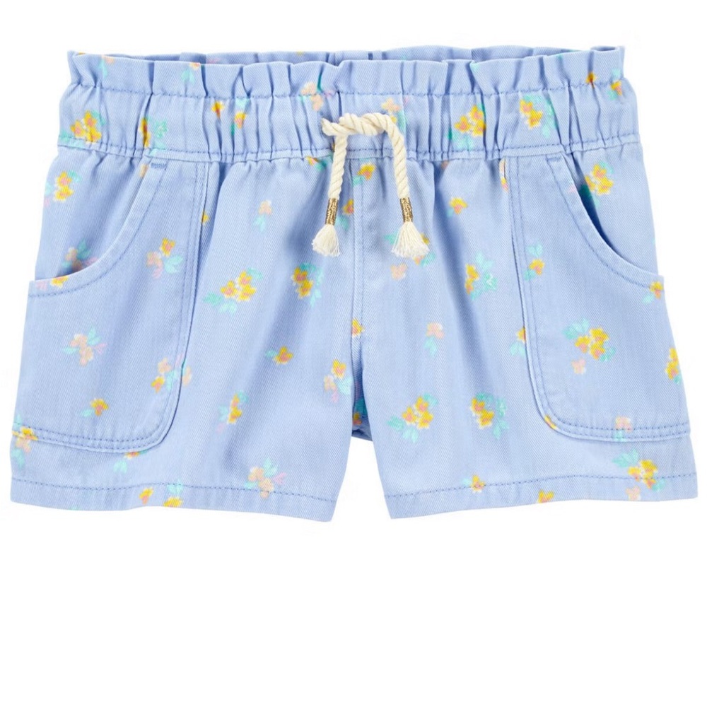 Baby Floral Print Paperbag Twill Shorts size 18months